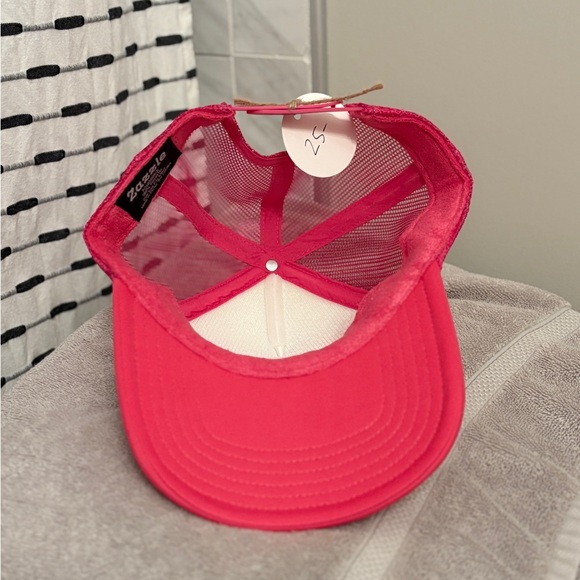 Girls Just Want to Mahjong Pink+White Trucker Hat - OS - Picture 3 of 6